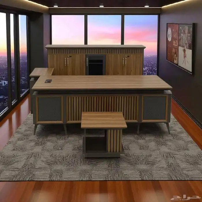 طقم مكتب طقم كنب طقم كرسي طاولة اجتماع مح كرسي مكتب إداري 56