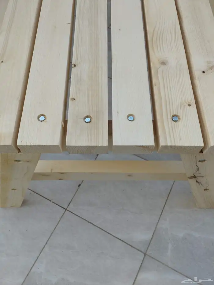 طاولة حديقه خشب سميك 6اشخاص.. 155x140x72 ب750 والجمله ب650 0