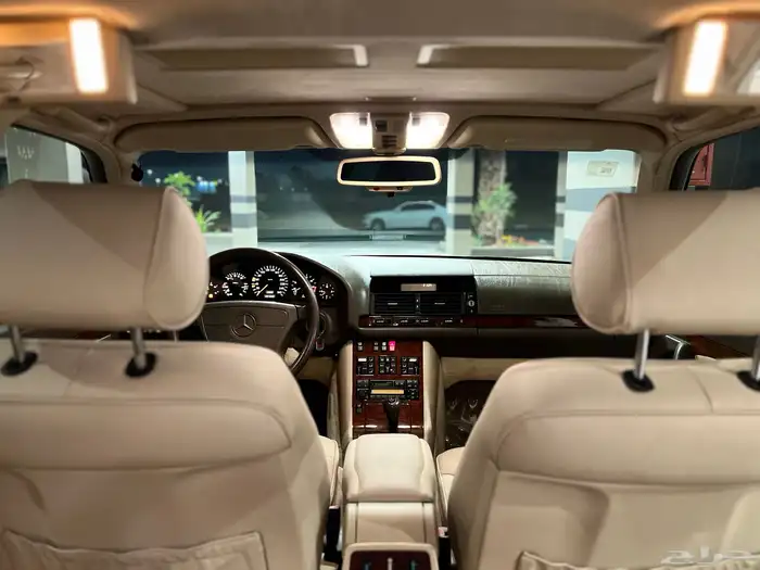 مرسيدس شبح S500 مخزن 1995 ممشى قليل جفالي سعودي وكالة 42