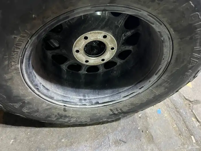 جنوط فرد اف 150 ميثود نيكل مع كفرات نص حجري 17 16