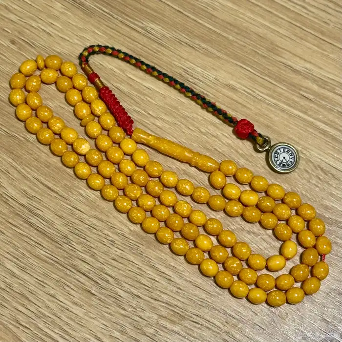 سبحة سندلس 99 خرز تنقيع زعفران شكة ساعة 3