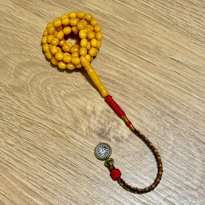 سبحة سندلس 99 خرز تنقيع زعفران شكة ساعة 2