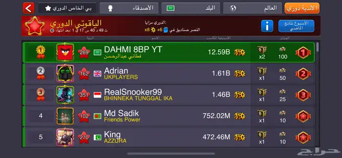 حساب 8ball pool مميز متسلسل وفخم 21