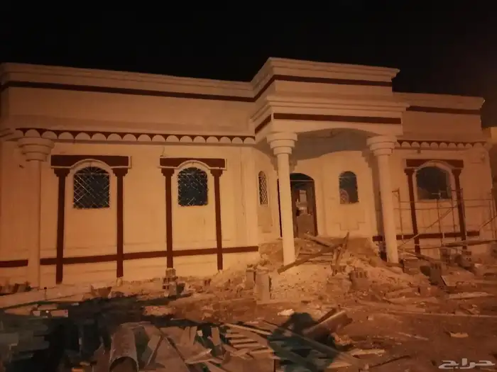 لياسه ملونه باللاسمنت الابيض بطحا الرياض بديل الحجر 6