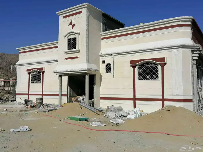 لياسه ملونه باللاسمنت الابيض بطحا الرياض بديل الحجر 4