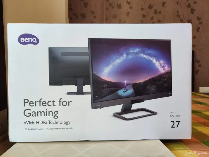 شاشة العاب Benq ex2780q 2k 144hz 3