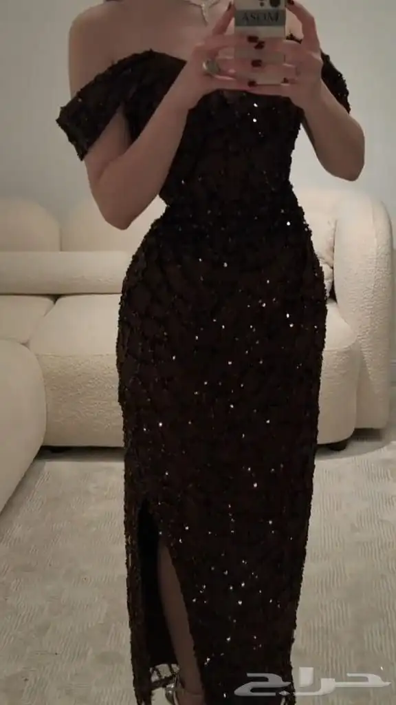فستان مخمل وفساتين صيفي بارقى التصاميم نشحن لكافه مدن 41