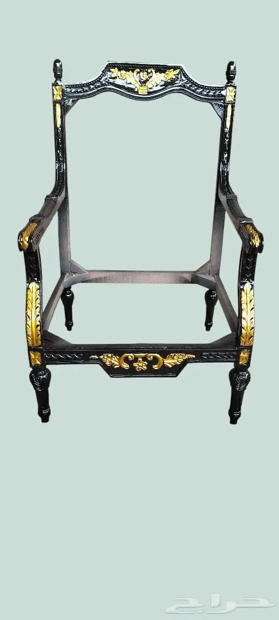 كنب ملكي مصري خشب زان أحمر 9