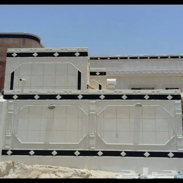 لياسه ملونه باللاسمنت الابيض بطحا الرياض بديل الحجر 1