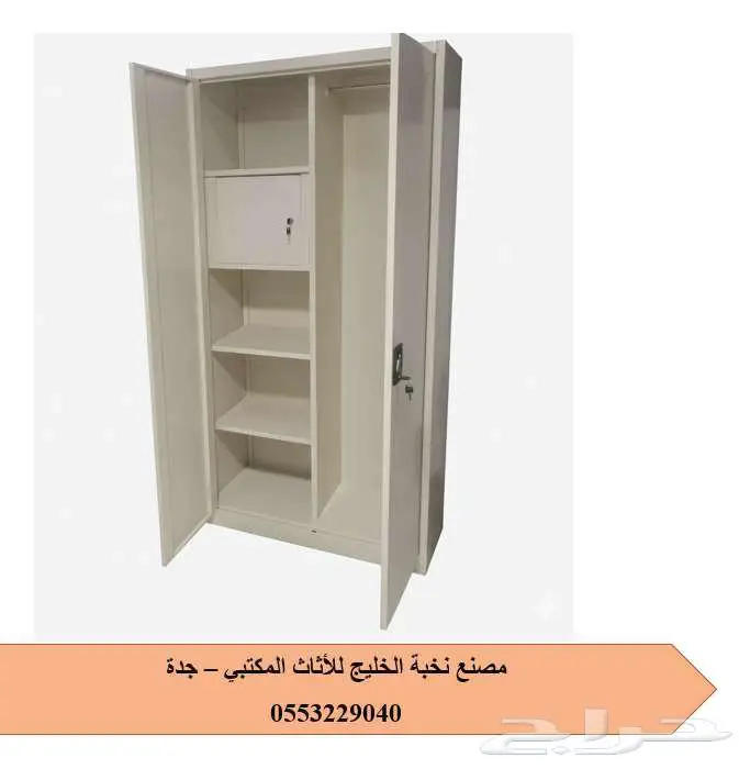 لوكرات ودواليب تخزين حديد وخشب 7