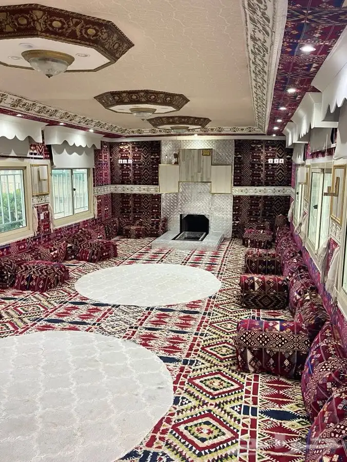 غرفة مشب شوية 16 شرايح حديد مجلس ومطبخ 1