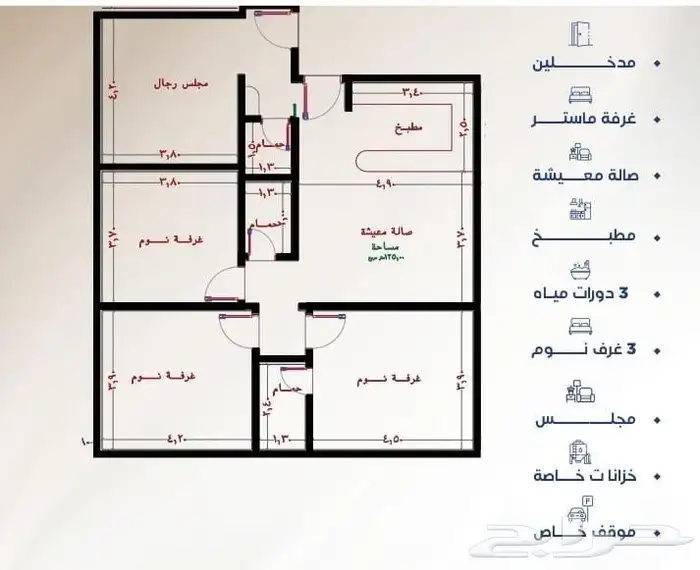 شقق تمليك للسكن ولاستثمار حي النزهة ثلاث غرف بسعر 345الف 1