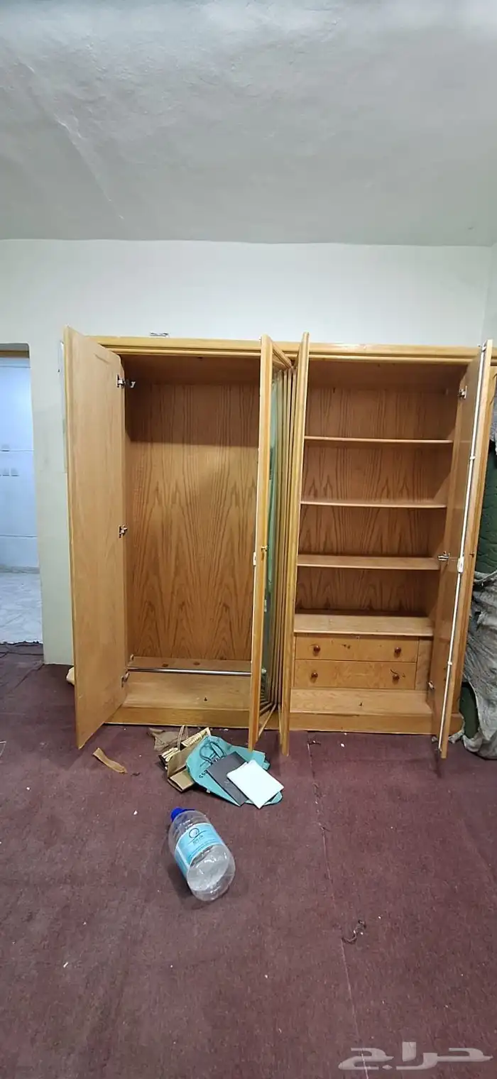اثاث مستعمل دولاب تسريحه مرتبه 0