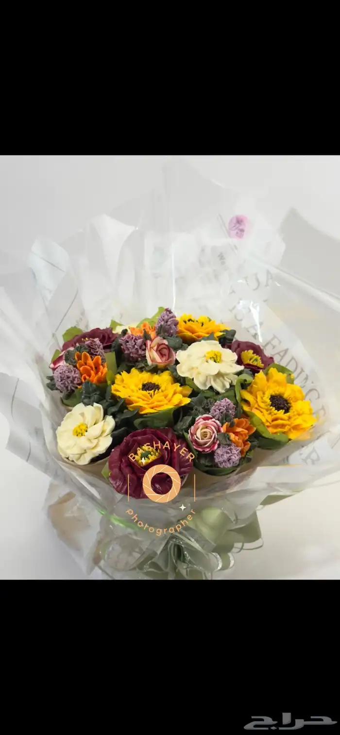 بوكيه كب كيك 3