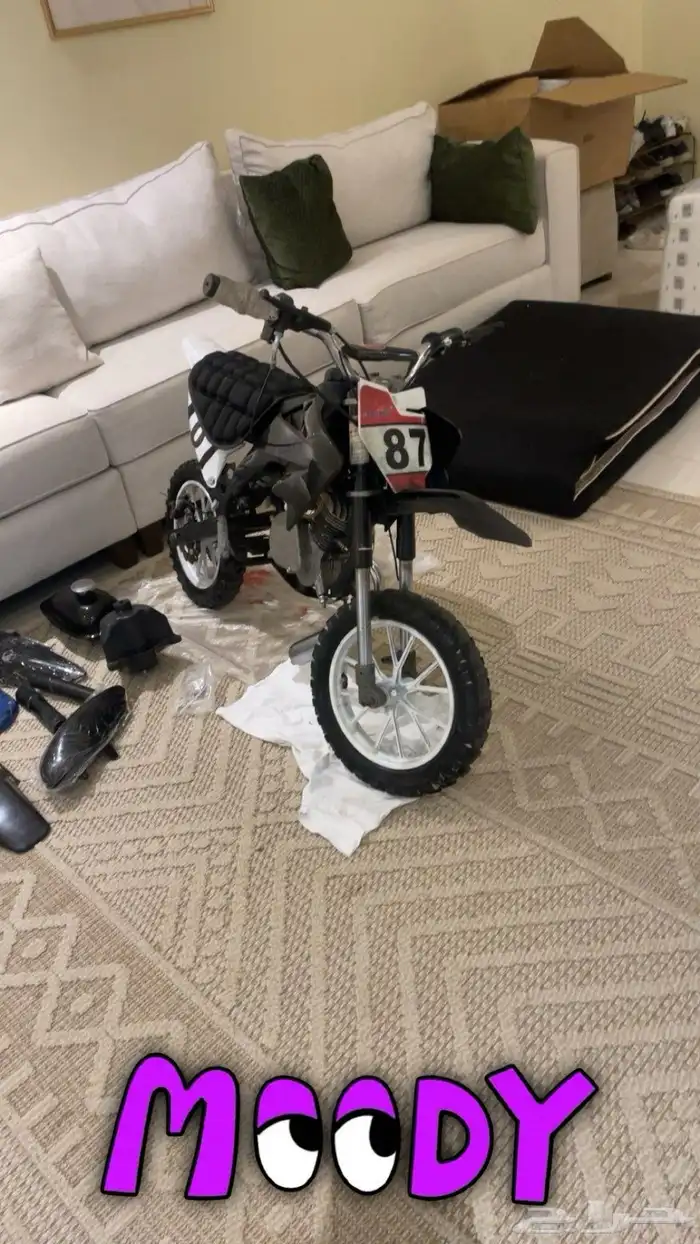 دباب صحراوي صغير بنزين ما في ولا شي يحتاج سلف بس 9