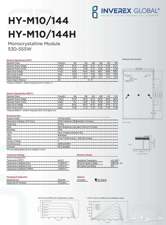 أرخص سعر جملة للألواح الشمسية 550W   جودة عالية 1