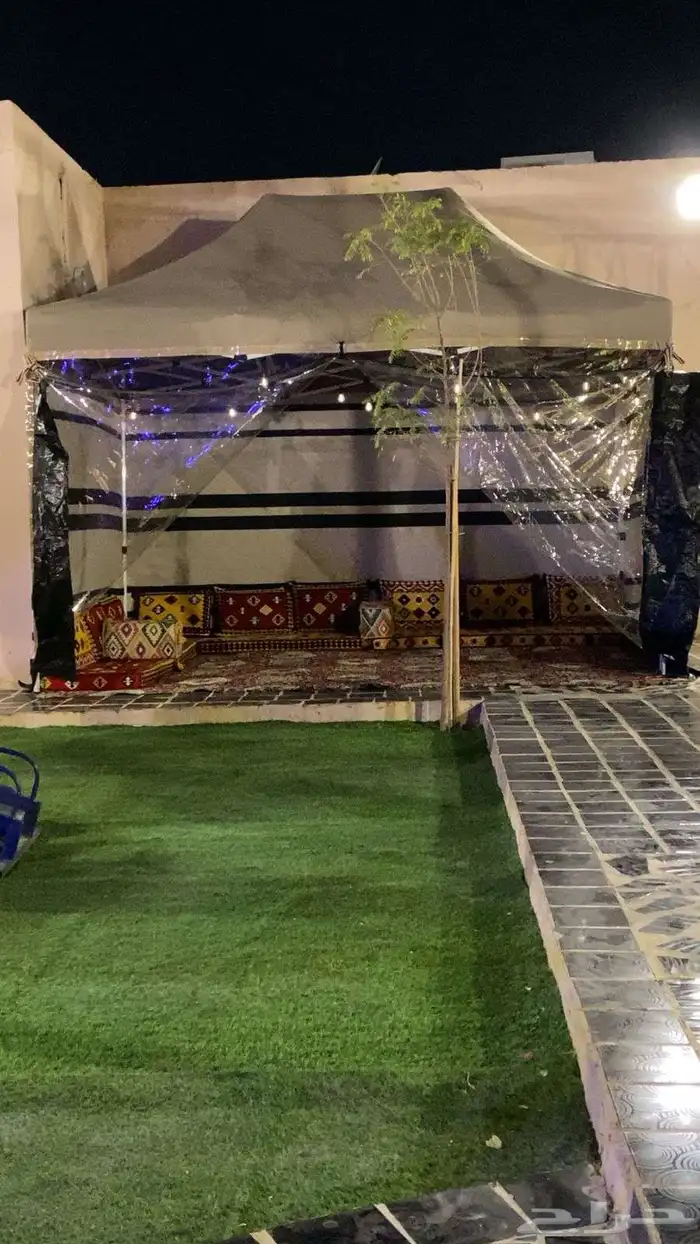 شاليه وخيمه بحي عريض 0