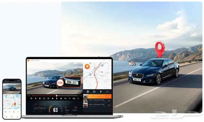 فانترو S1 Pro Max قناتان أمامية 4K خلفية 4K ذكاء إصطناعي 4G 20