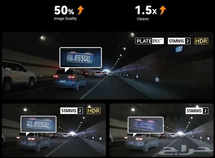 فانترو N4 PRO S ثلاثة قنوات أمامية 4K داخلية 1018 خلفية 2.5K 13