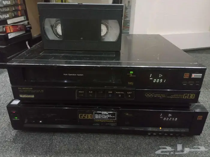 جهازين فيديو ناشيونال شريط كبير 0