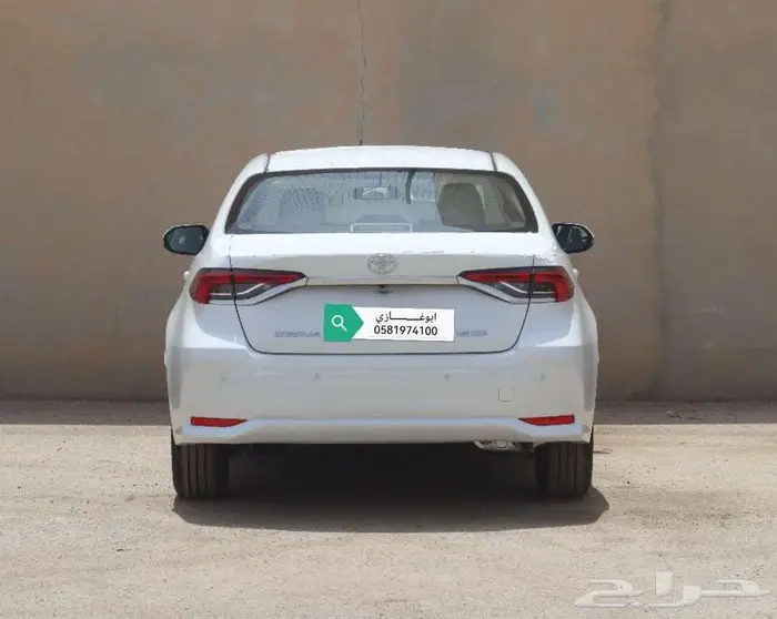 تويوتا كورولا مطور جنوط1.5 موديل 2025 2