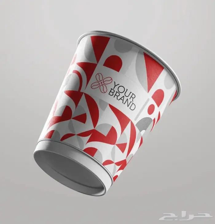 طباعه اكواب ورق وبلاستيك دبل بمقاسات مختلفة 0