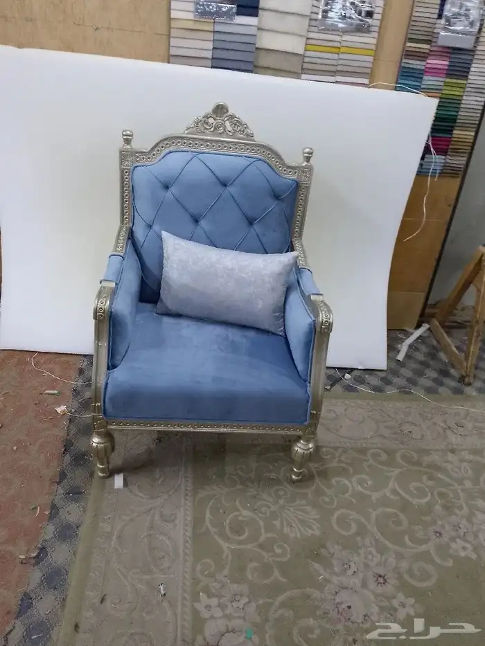 كنب ملكي مصري خشب زان أحمر 31