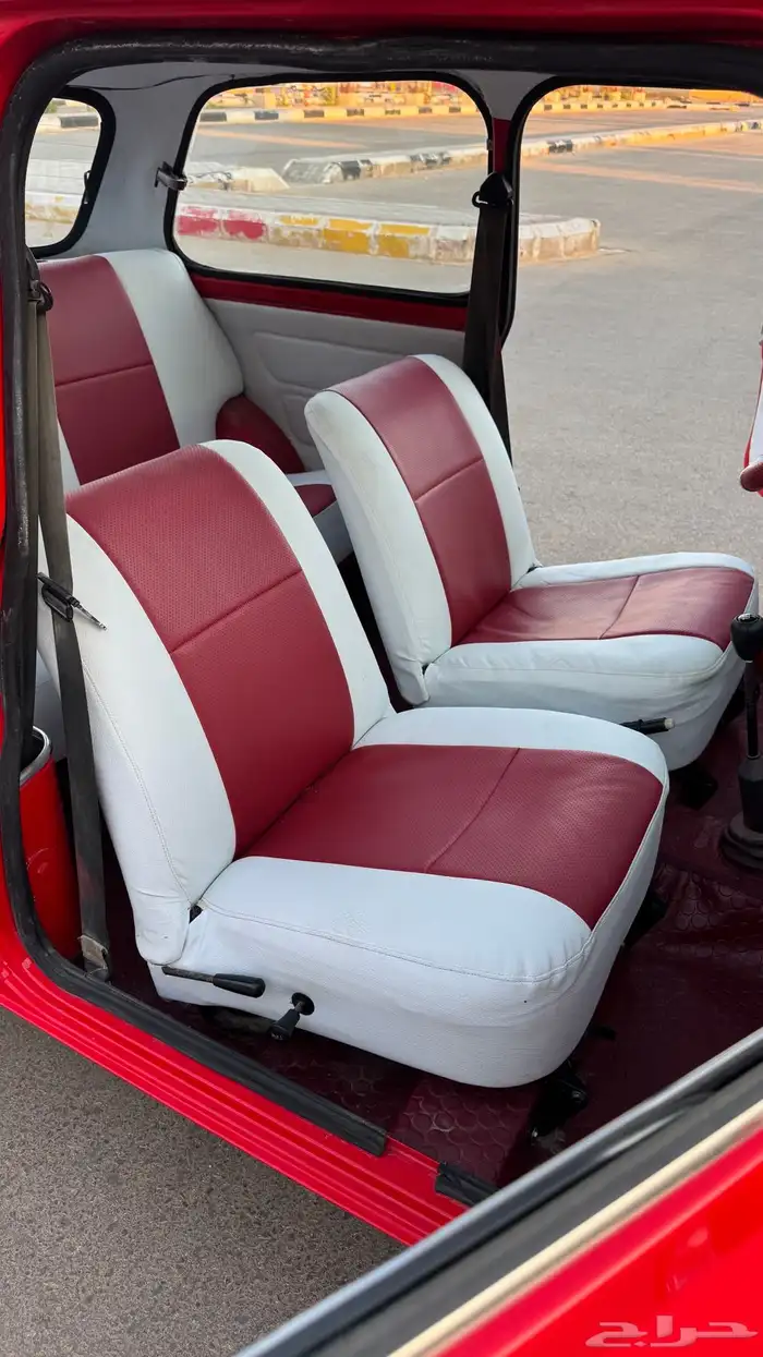 ميني كوبر كلاسيك أحمر مع لوحة مميزة 888 مجدده كامل 10