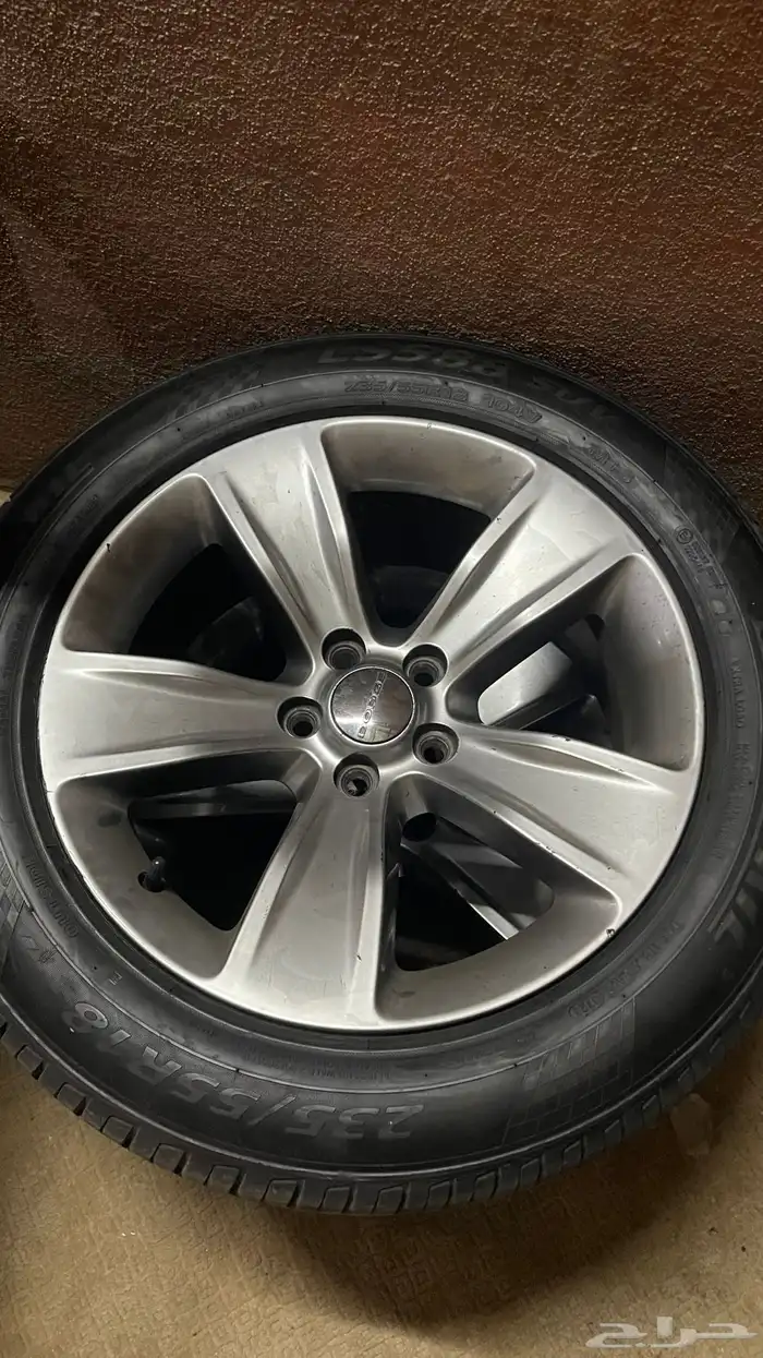 جنوط دودج تشارجر مقاس 18 مع كفرات 1