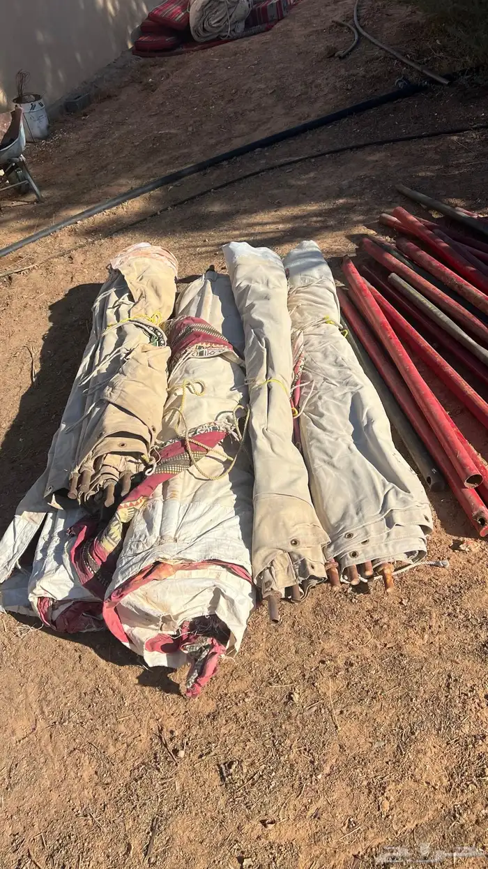 خيام الجزيرة من القاضي مع جلسات وفرشات   مستعملة 0