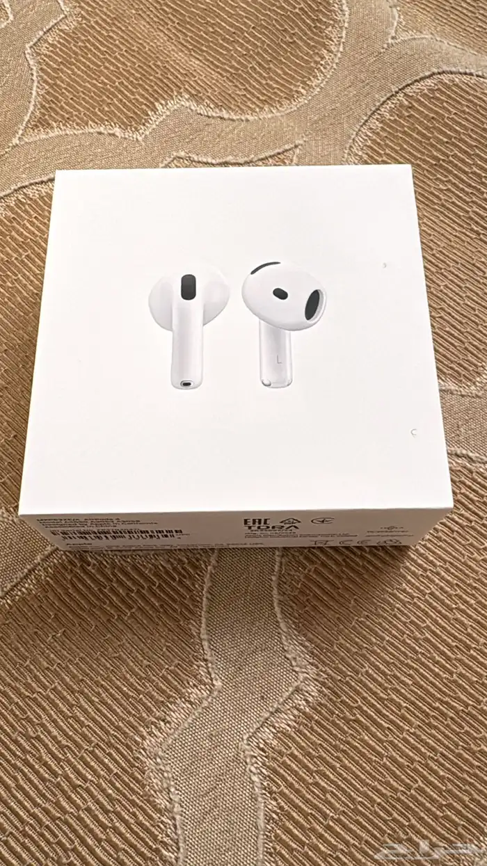 سماعة ابل ايربوز4 جديدة بكرتونها 0
