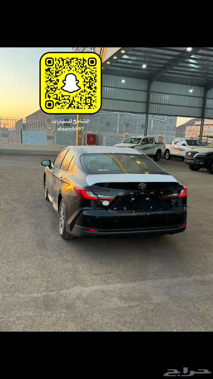 كامري 2025 E ستاندر اسود ( غيرمتوفر ) 2