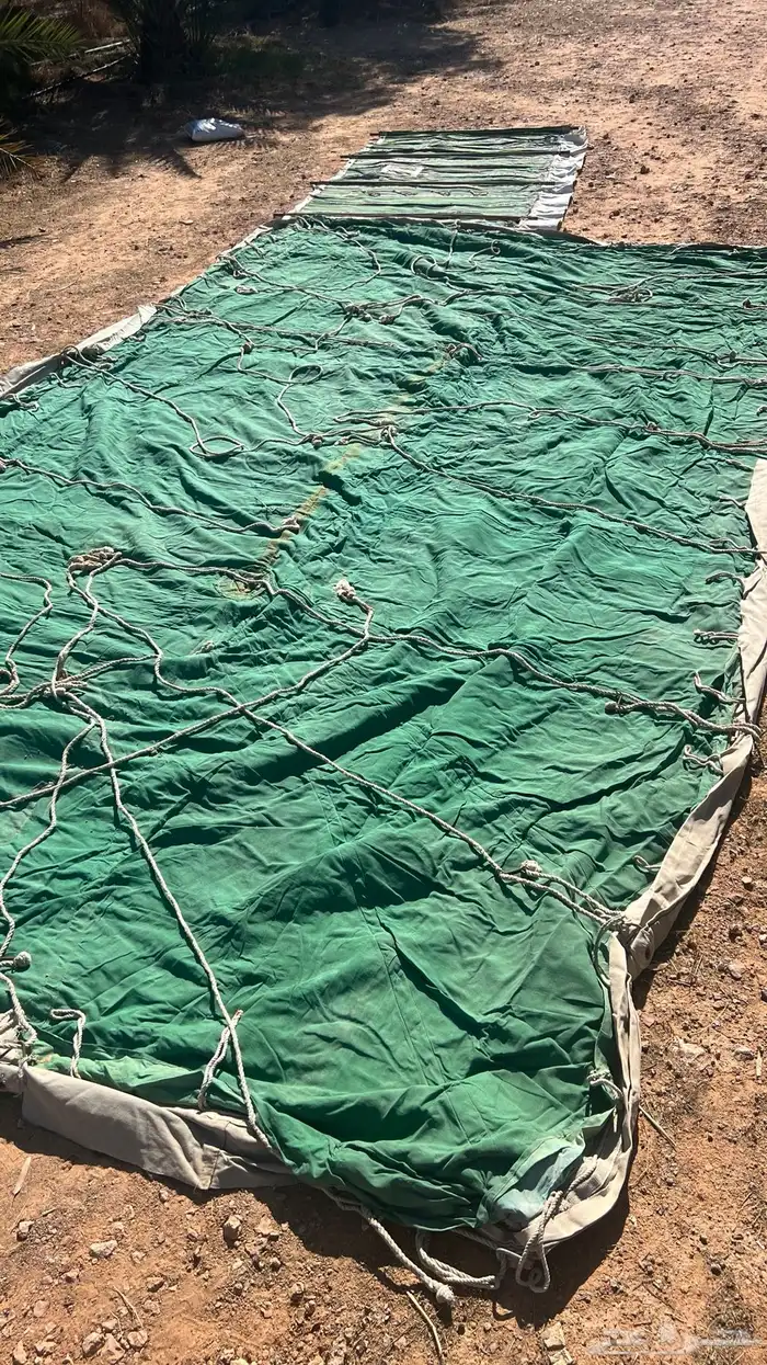 خيام الجزيرة من القاضي مع جلسات وفرشات   مستعملة 4