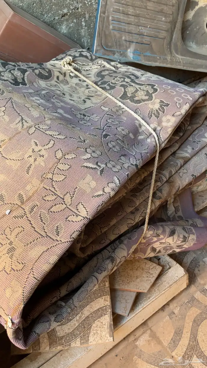 خشب سرير نفرين مستعمل كويس 3 فرشات كبار 1