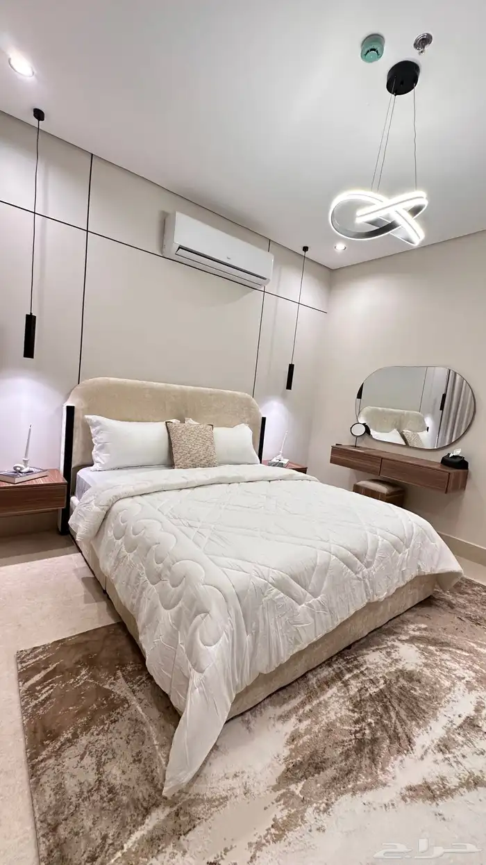 شقة مودرن موثثه مفروشه للايجار السنوي 5