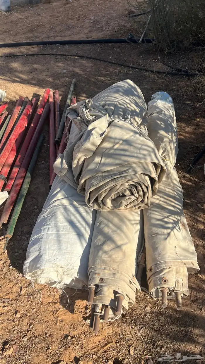 خيام الجزيرة من القاضي مع جلسات وفرشات   مستعملة 1