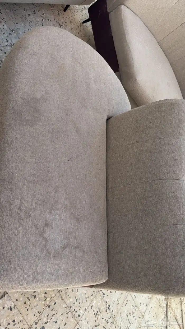 للبيع كنب يبيله غسيل خالي من التقطعات 3