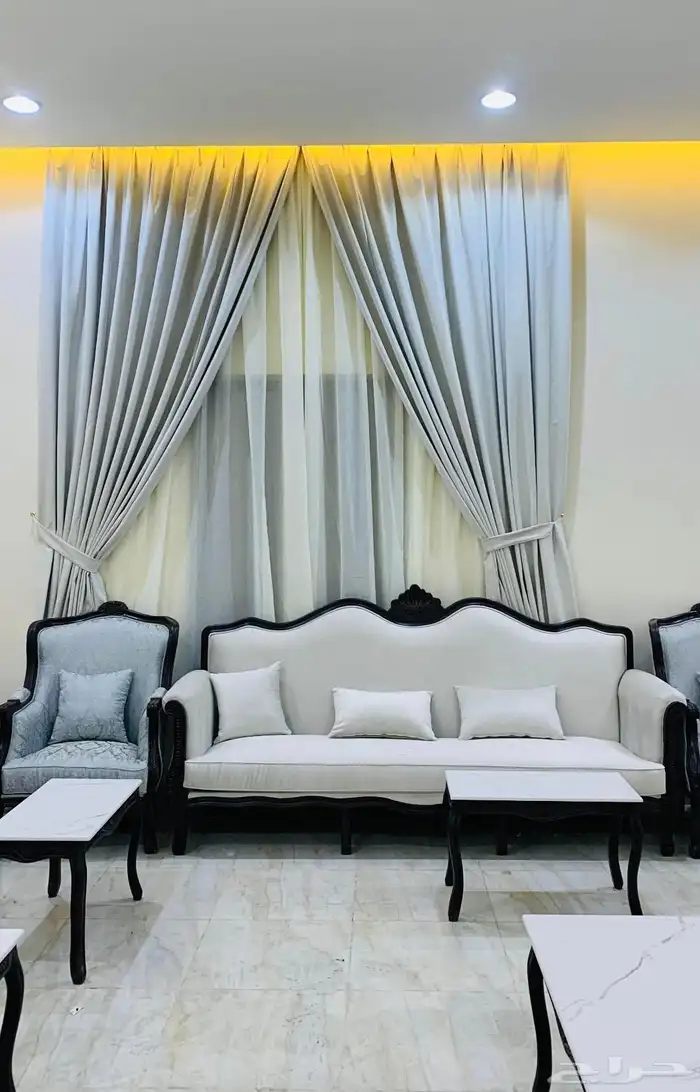 كنب مجلس مساند تفصيل تنجيد ستائر ويفي امريكي جمع النوعيه 2