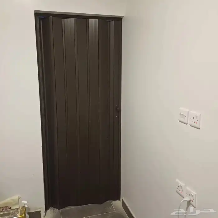 باب ابواب سحب سحاب سحابة جلد وبلاستيك كورديون 6