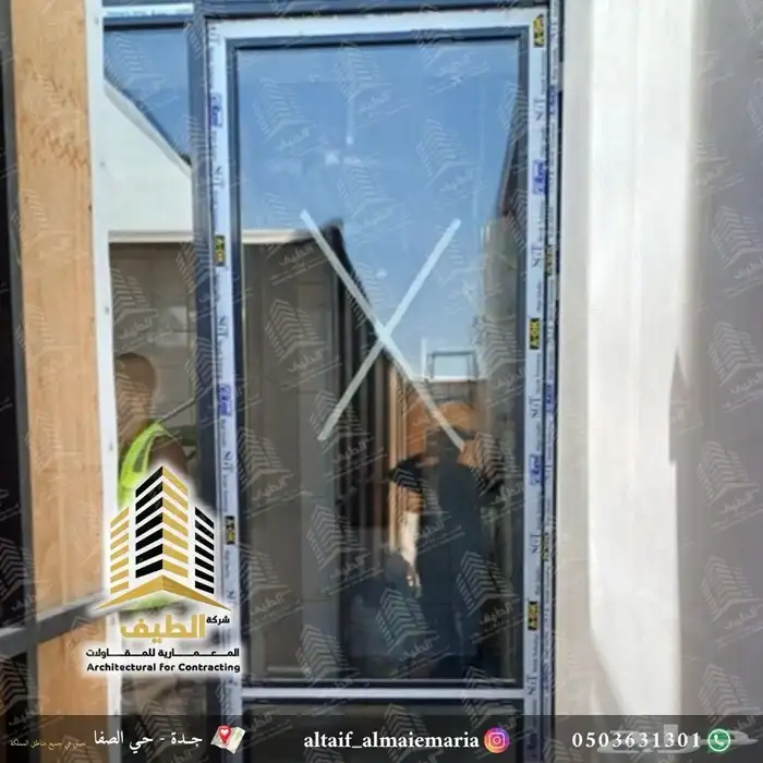 قبب و أبواب زجاج معشق وملون ونوافذ واستركشر المنيوم درابزين 8