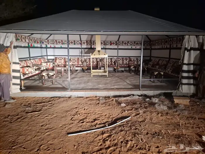 بيت شعر هيكل حديد 1