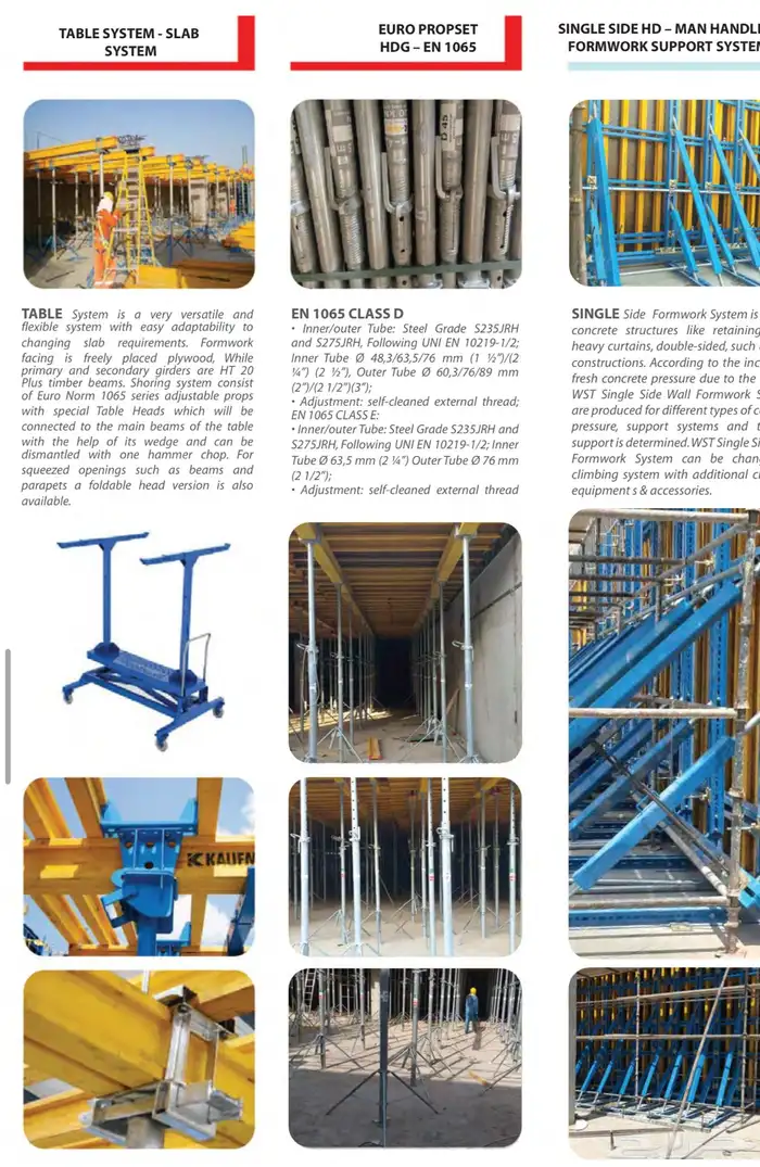 سقالات للبناء التجاري والصناعي 1