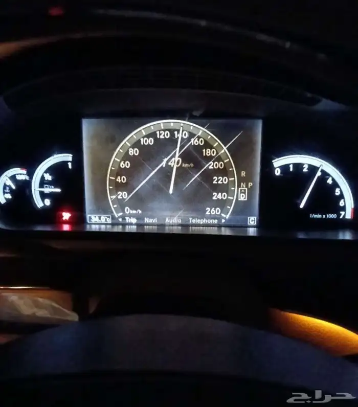 مرسيدس S350 موديل 2007 نظيف مكينه قير شاصي على الشرط 6
