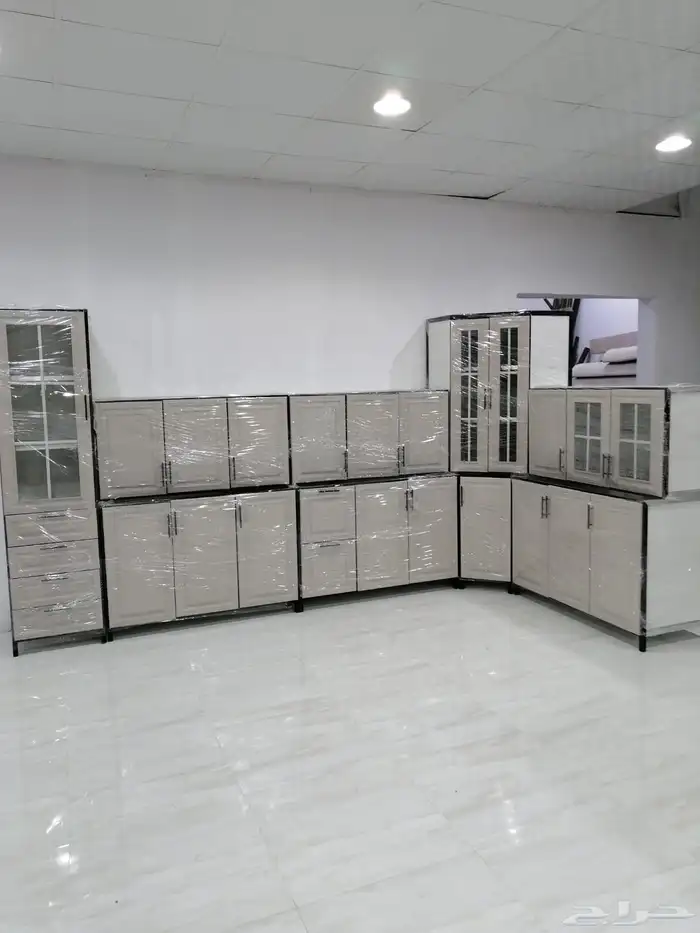 مطابخ جديده جاهزه تتوفر جميع الألوان رخام جلكسي ب2800 شامل ا 9