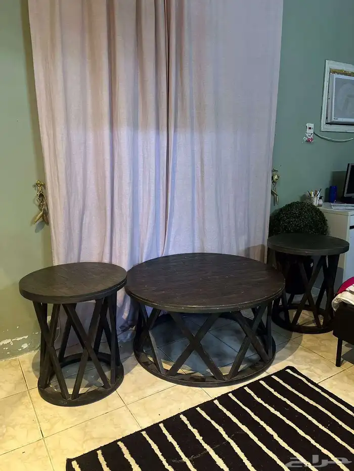 طقم طاولات قهوة من Sharzane (شارزين) 3 قطع 1