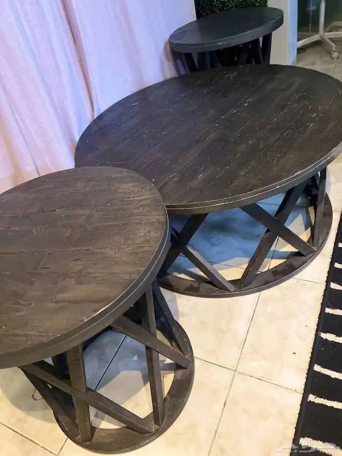 طقم طاولات قهوة من Sharzane (شارزين) 3 قطع 0