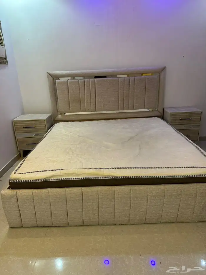 غرفه نوم شبه الجديد مع المرتبه شامل التوصيل والتركيب داخل ال 3