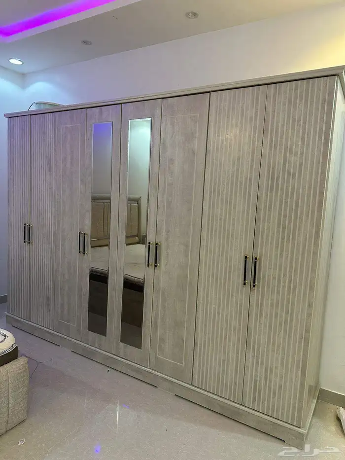 غرفه نوم شبه الجديد مع المرتبه شامل التوصيل والتركيب داخل ال 7