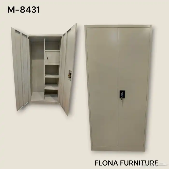 دولاب ملفات حديد و خشب جديد كرتون 16