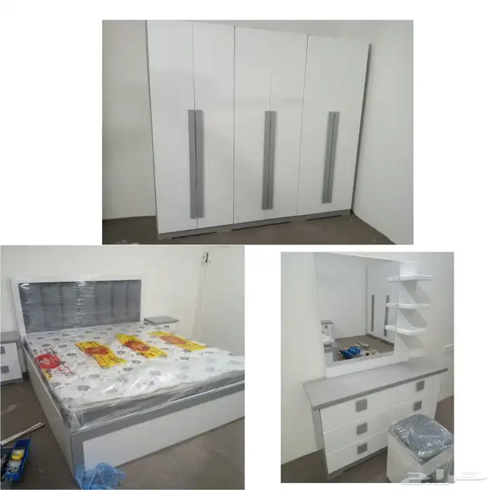 اثاث غرف نوم جديد وطني ست قطع 11